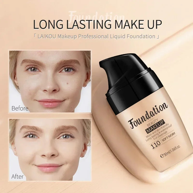 Moisturizing Waterproof Liquid Foundation