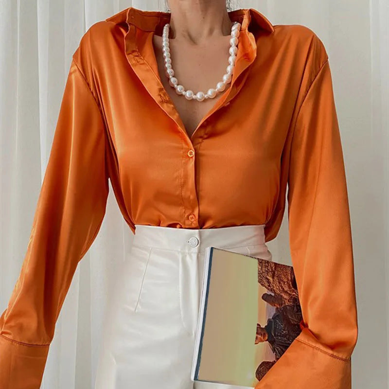 Vintage Satin Blouse