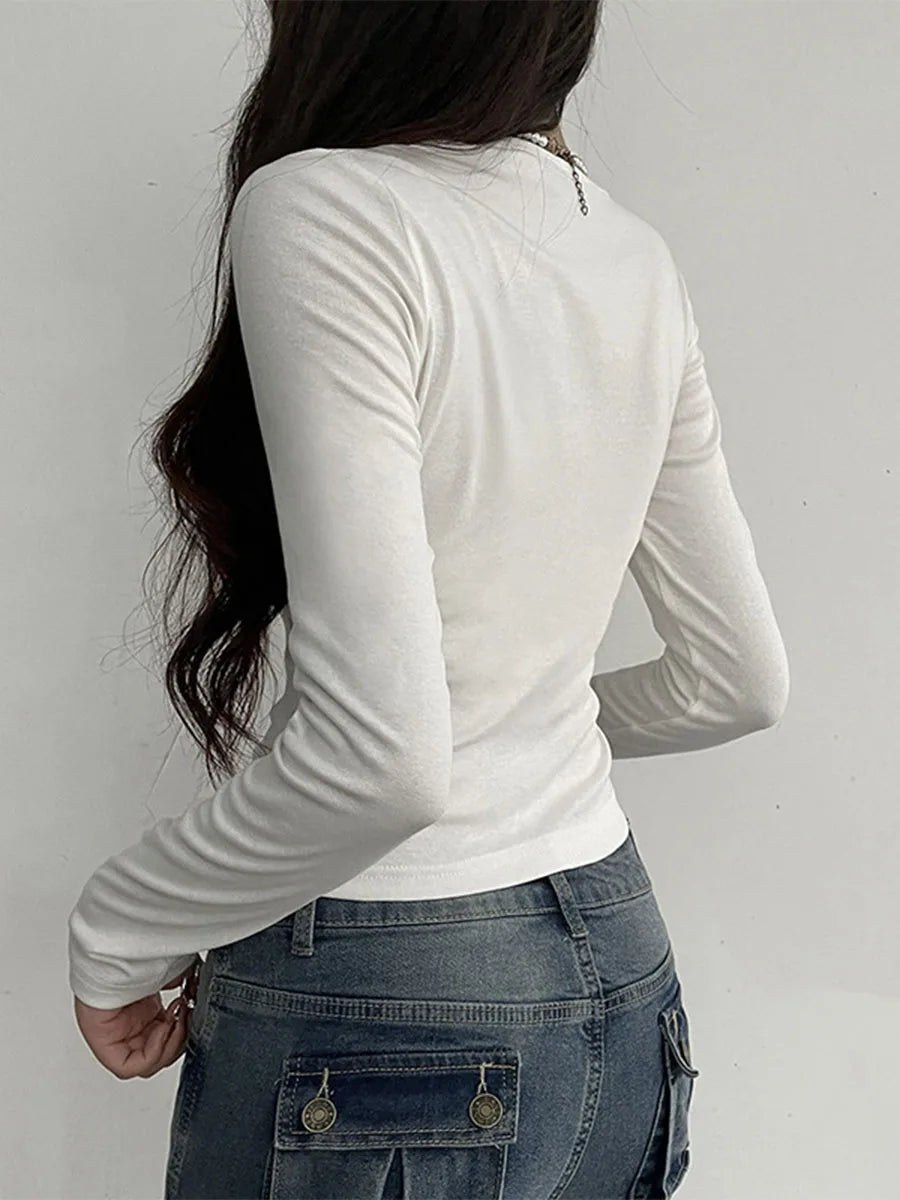 Long Sleeve Stitch T-Shirt