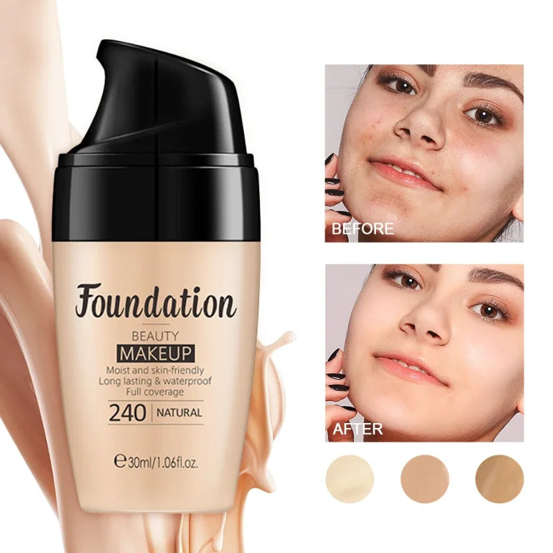 Moisturizing Waterproof Liquid Foundation